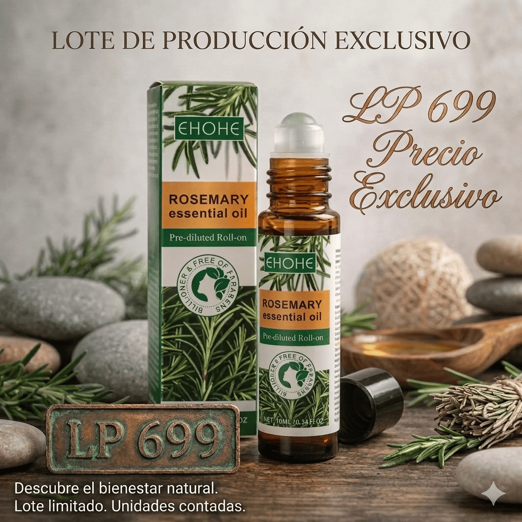 ACEITE ASENCIAL DE ROMERO CRECIMIENTO CABELLO